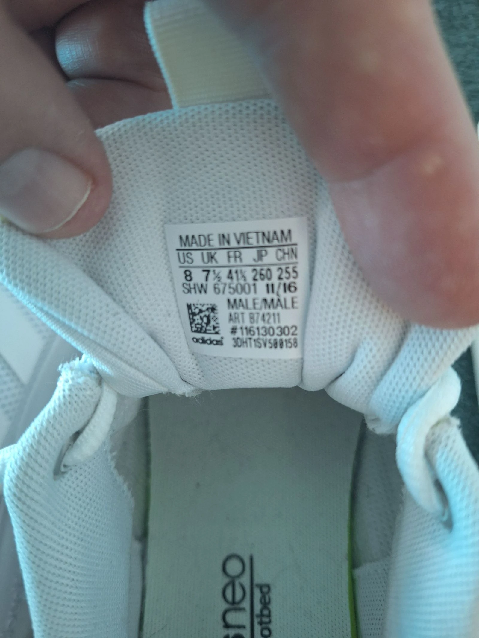 Adidas branca estado novo tamanho 41 1/3 – photo 4
